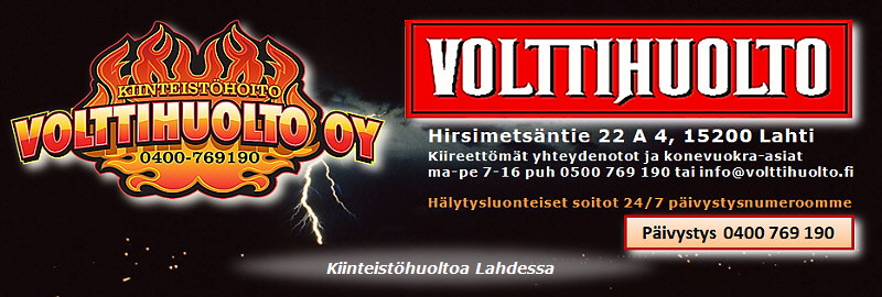 Kiinteisthuoltoa Lahdessa