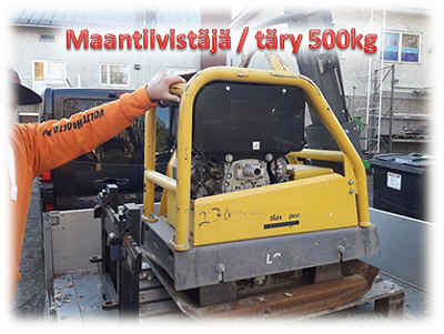 Volttihuolto Oy maantiivistäjä 500 kg